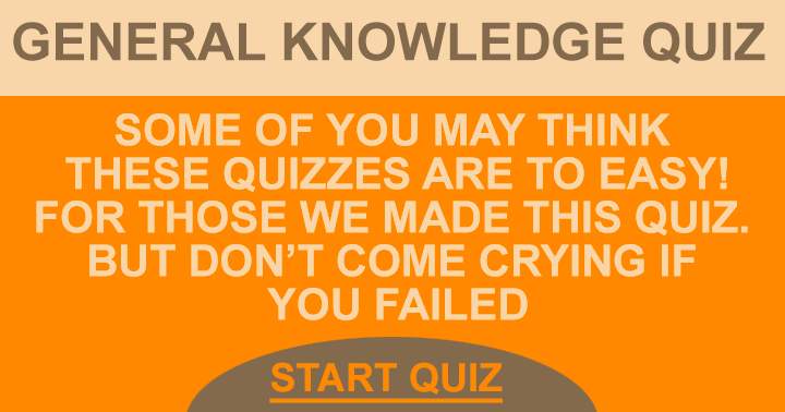 Banner for The quiz was challenging.