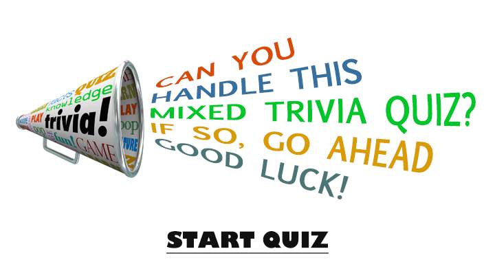 Banner for Mixed Trivia Quiz