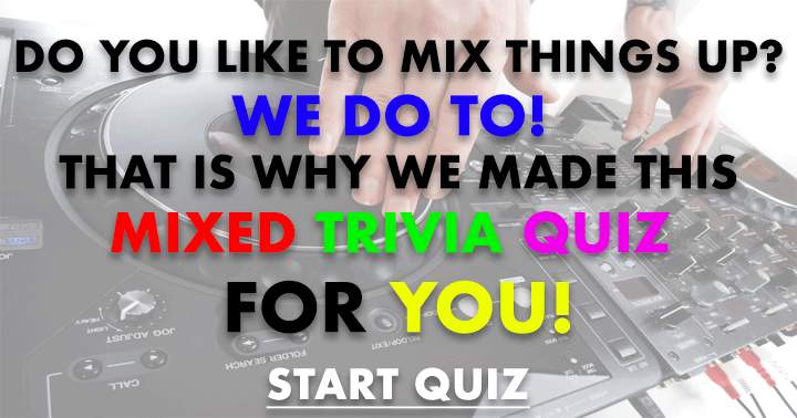 Banner for Trivia Quiz with a Mix of Questions