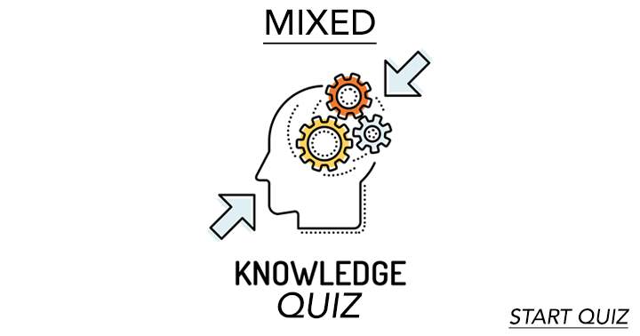 Banner for Quiz of Mixed Knowledge.