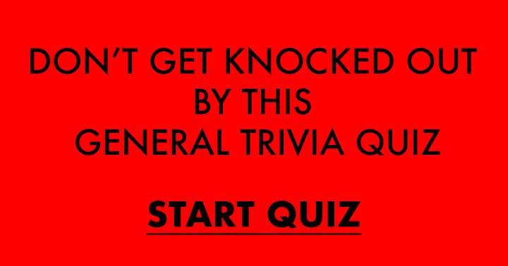 Banner for General Trivia Quiz