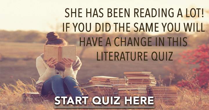 Banner for Quiz on Literature.