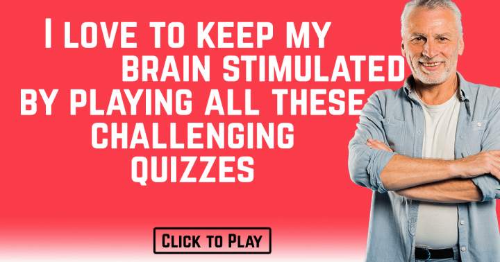 Banner for Quiz that stimulates the brain.