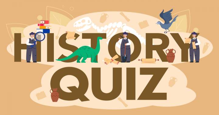 Banner for 'Quiz on historical events'