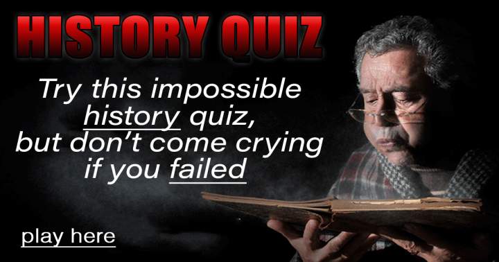 Banner for History Quiz