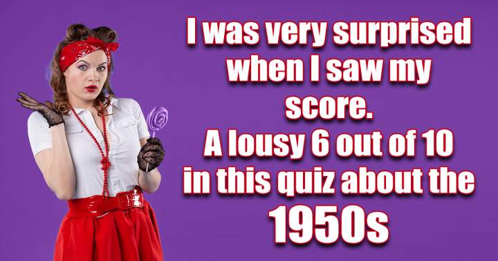 Banner for HARD Quiz About The 1950s