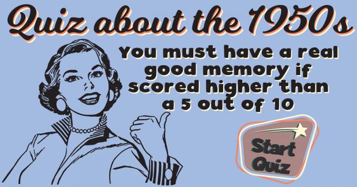 Banner for 1950s Quiz for Entertainment