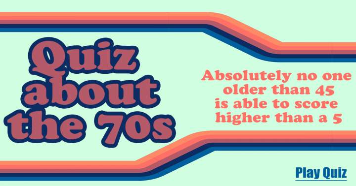 Banner for 'The Seventies Quiz'