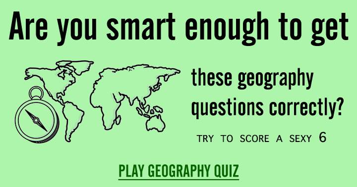 Banner for Geography Quiz