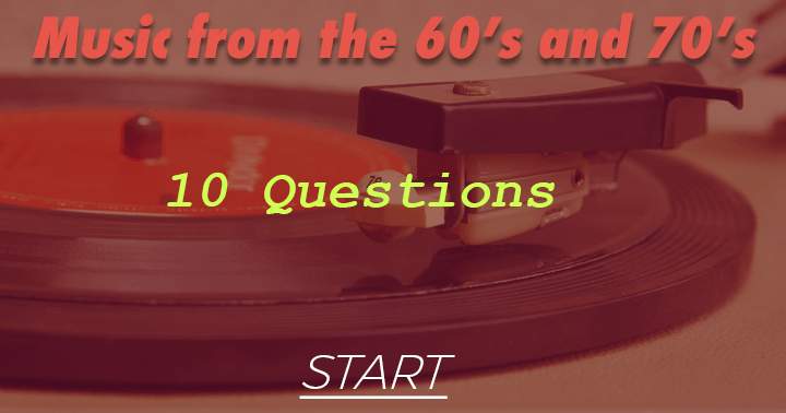 Banner for Pre 70's music quiz, can you answer them correctly? 