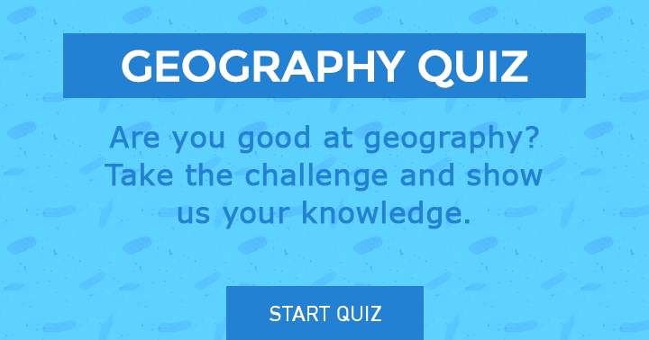 Banner for Demonstrate your geography knowledge by taking on this challenge.