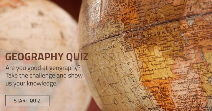 Banner for Test your geography skills by taking on the challenge and showcasing your knowledge.