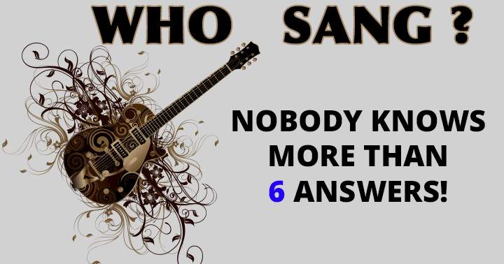 Banner for Do you know who sang these songs? 