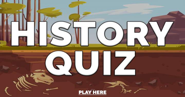 Banner for Quiz on historical events.