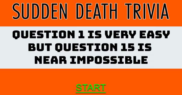 Banner for Sudden Death Quiz Madness