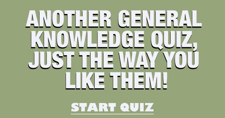 Banner for Quiz on General Knowledge