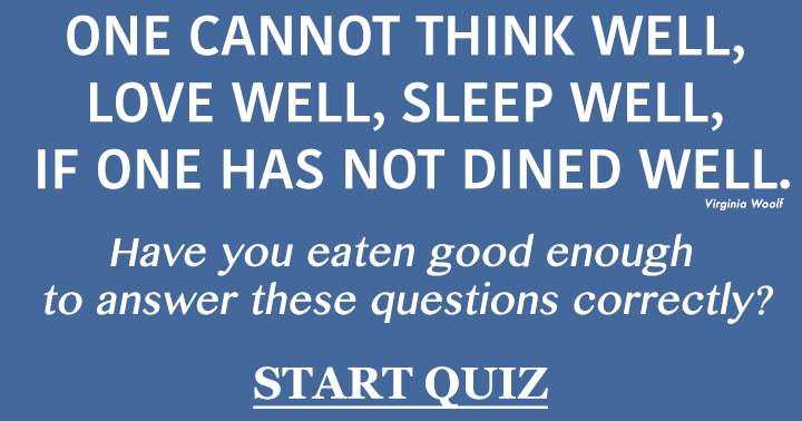 Banner for Food and Beverages Quiz