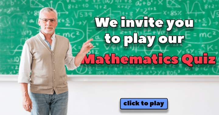 Banner for Quiz on Mathematics