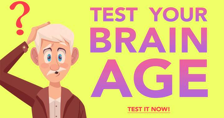 Banner for Assess the Age of Your Brain.