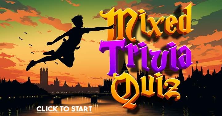 Banner for Trivia Quiz with a Mix of Topics