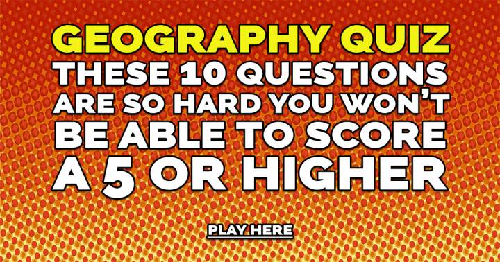 Banner for Hard Geography Quiz