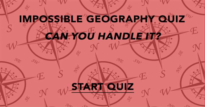 Banner for Impossible Geography Quiz