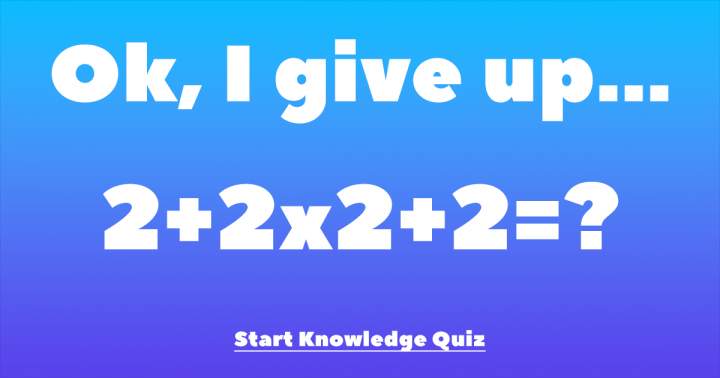 Banner for Take This Knowledge Quiz