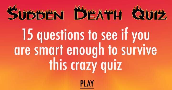 Banner for Sudden Death Quiz (2019)