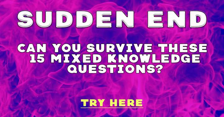 Banner for General Knowledge Sudden End