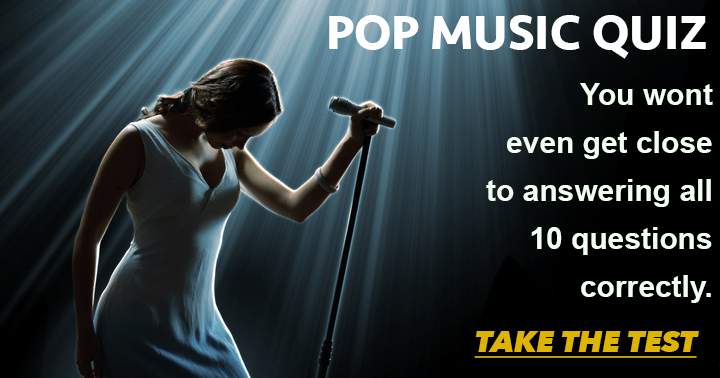 Banner for Pop Music Challenge: It's unlikely you'll answer all these questions correctly.