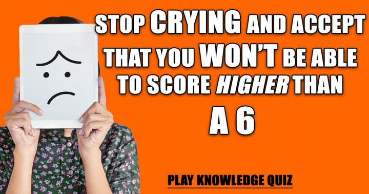 Banner for This test is sure to bring you to tears.