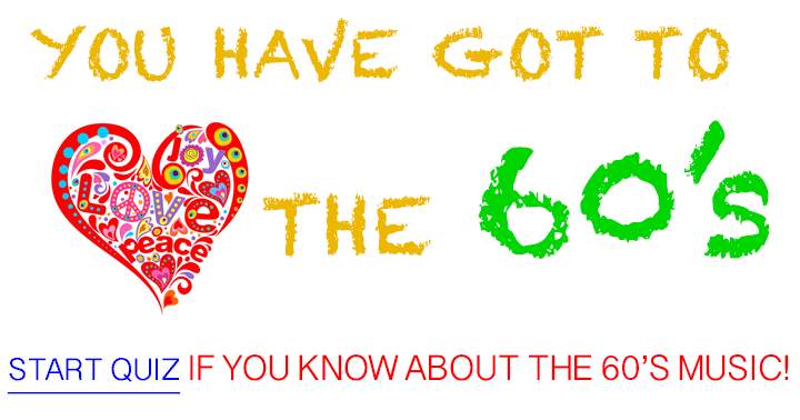 Banner for 60's Quiz