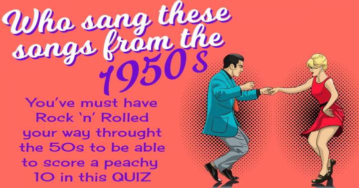 Banner for Who are the artists behind these 1950s hits?