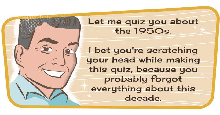 Banner for New Quiz Focused on the 1950s