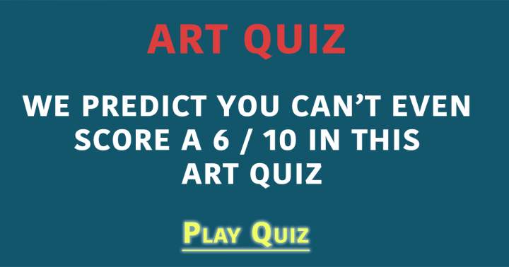 Banner for Art Trivia Challenge