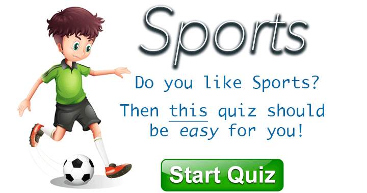 Banner for Sports Trivia Challenge: True enthusiasts will achieve a respectable score.