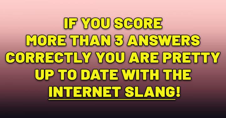 Banner for Are you familiar with the latest internet slang?