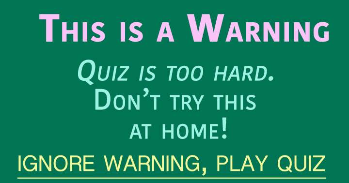 Banner for We fairly warned you, so hold back your tears!