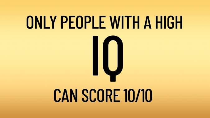 Is your IQ high enough?