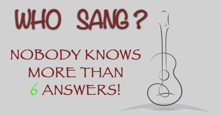 Banner for Can you tell us who sang these songs?