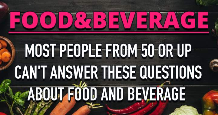 Banner for Food & Beverage Quiz