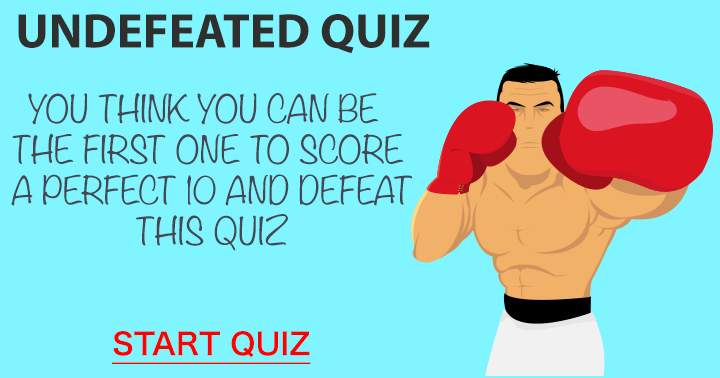 Banner for Undefeated Quiz