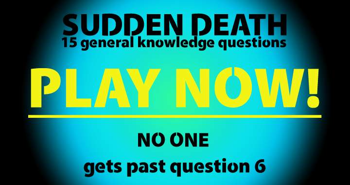 Banner for No one is smart enough to get past question 6!