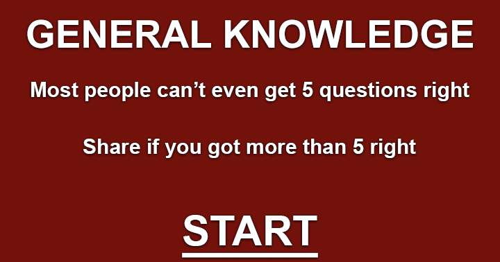 Banner for General Knowledge. 