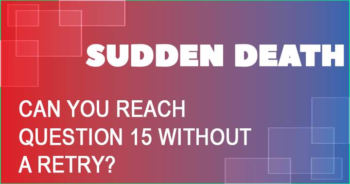 Banner for Sudden Death Quiz