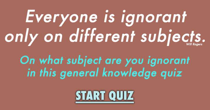 Banner for General Knowledge Quiz