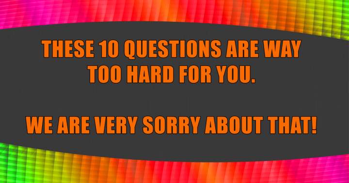 Banner for 10 very hard questions