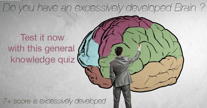 Banner for Do you have an excessively developed Brain ? 