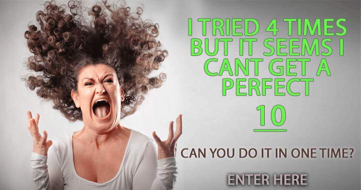 Banner for Can you get the perfect 10 in one try?