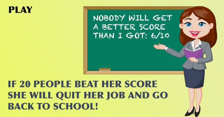 Banner for Try to beat her score! 